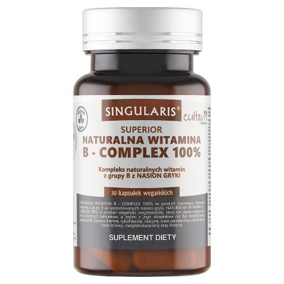 Singularis Naturalna Witamina B-Complex 100%, 30 kapsułek