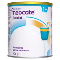 Neocate Junior, smak neutralny, po 1 roku życia, proszek, 400g
