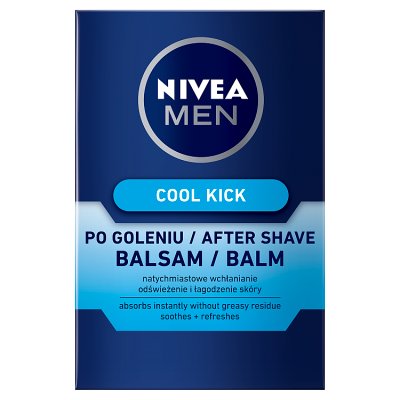 Nivea For Men, balsam, po goleniu, Cool Kick,odśwież, 100 ml