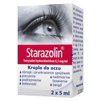 Starazolin krople do oczu, 2 x 5 ml