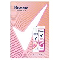 Rexona Motion Sense Zestaw prezentowy Sexy (dezodorant spray 150ml+żel pod prysznic 250ml)