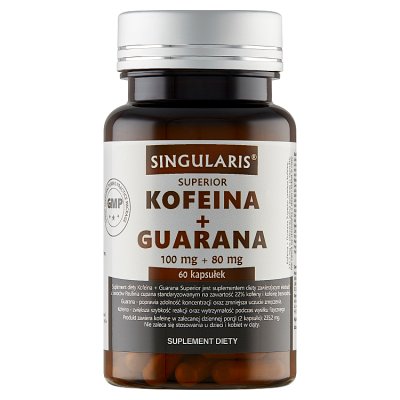 SINGULARIS superior  Kofeina+Guarana 60 kapsułek