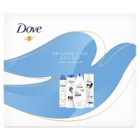 Dove Zestaw prezentowy Original Care (deo spray 150ml+żel pod prysznic 250ml+balsam do ciała 250ml+szampon 250ml)