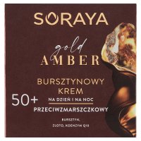 Soraya Gold Amber 50+ Bursztynowy Krem przeciwzmarszczkowy na dzień i noc 50ml