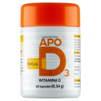ApoD3  witamina D 1000 j.m., 60 kapsułek