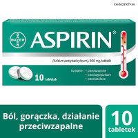 Aspirin BAYER 500 mg 10 tabletek