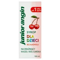 Junior-angin syrop (smak czereśnia) 100 ml