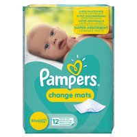 Pampers, podkł.do przewijania, 60x60cm, 12 szt