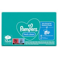 Pampers chusteczki nawilżane Fresh Clean 12 x 52 szt (12-pack)