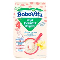 BoboVita Moja Pierwsza Kaszka, kaszka mleczno-ryżowa waniliowa, bez cukru, po 4 miesiącu życia, 230g