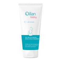 Oillan Baby, żel 3w1 do kąpieli, mycia ciała i włosów, od urodzenia, 200ml