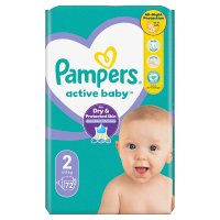 Pampers Active Baby 2 (4-8 kg) pieluchy x 72 szt