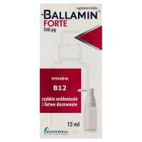 Ballamin Forte witamina B12 spray 15 ml
