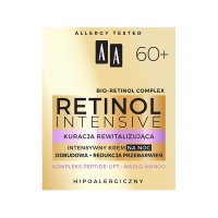 AA Retinol Intensive 60+ Intensywny Krem na noc - redukcja przebarwień + odbudowa 50ml