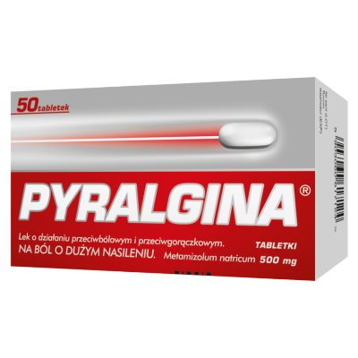 Pyralgina 500 mg, 50 tabletek