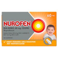 Nurofen 60 mg czopki dla dzieci 10 szt.