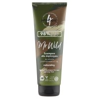 4Organic, Mr Wild, szampon dla mężczyzn, do włosów przetłuszczających się, korzenno-cytrusowy, 250 ml