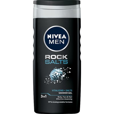 Nivea Men Żel pod prysznic 3w1 Rock Salt 250ml