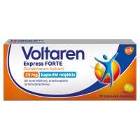 Voltaren Express Forte 25 mg , 10 kapsułek