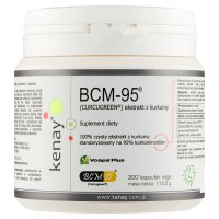 BCM-95 Ekstrakt z kurkumy, 300 kapsułek (Kenay)