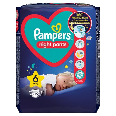 Pampers Night Pants 6 (15 kg+) pieluchomajtki x 19 szt