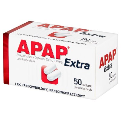 Apap Extra, 50 tabletek