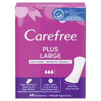 Carefree Plus Large Wkładki higieniczne Light Scent - delikatny zapach 1op.-46szt