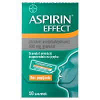 Aspirin BAYER Effect 500 mg 10 saszetek z proszkiem do sporządzenia roztworu