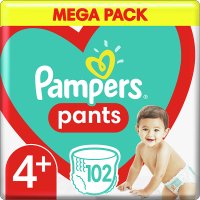 Pampers Pants 4+ (9-15 kg) pieluchomajtki x 102 szt