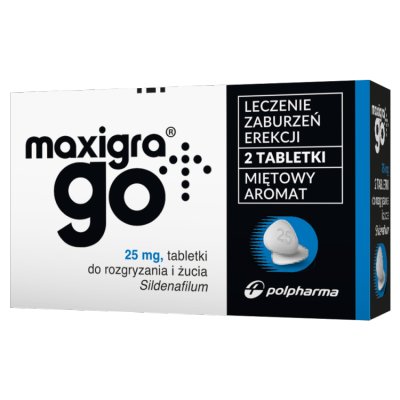 Maxigra Go 25 mg 2 tabl.
