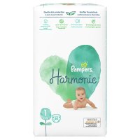 Pampers Harmonie, pieluszki jednorazowe, rozmiar 1, waga 2-5kg, 50 sztuk