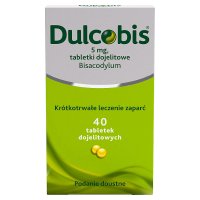 Dulcobis 5 mg, 40 tabletek