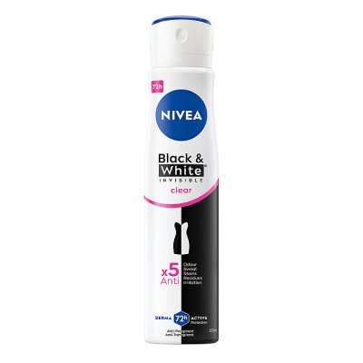 Nivea Dezodorant INVISIBLE CLEAR spray damski  250ml