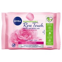 Nivea Rose Touch Chusteczki micelarne z organiczną wodą różaną 1op.-25szt