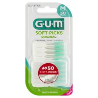 Gum Soft-Picks Original, szczoteczka międzyzębowa, średnia, 50 sztuk