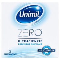 UNIMIL ZERO Prezerwatywy ultracienkie  3 sztuki