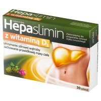 Hepaslimin z witaminą D3  30 tabletek