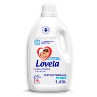 Lovela Baby, hipoalergiczne mleczko do prania, dla dzieci od urodzenia, do bieli, 1,45l