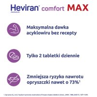Heviran Comfort Max 400 mg, 60 tabletek