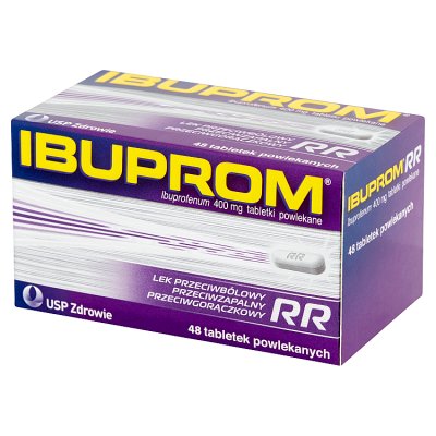 Ibuprom RR 400 mg 48 tabletek powlekanych