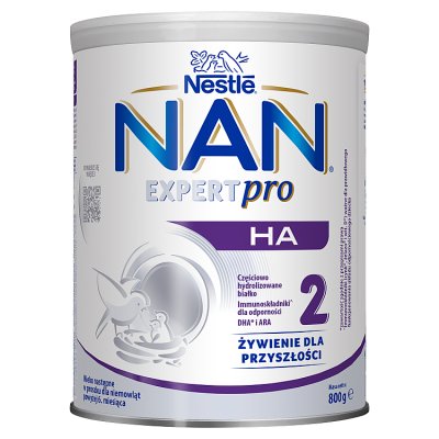 Nestle Nan Expert Pro HA2, mleko modyfikowane, dla niemowląt po 6 miesiącu życia, 800g