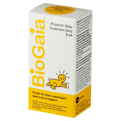 BioGaia ProTectis Baby, krople probiotyczne, 5 ml