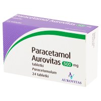 Paracetamol Aurovitas 500 mg  24 tabletki