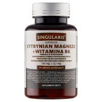 Singularis Cytrynian Magnezu + Witamina B6, 60 tabletek