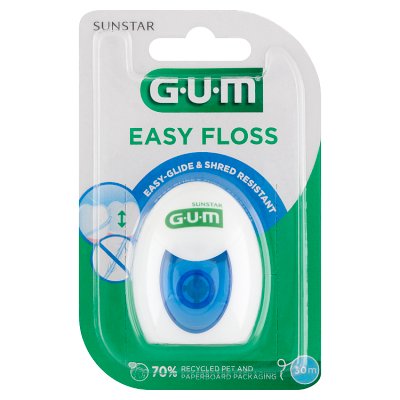 SUNSTAR GUM Easy-Floss Nić dentystyczna do wąskich przestrzeni międzyzębowych 30 m