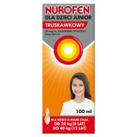 Nurofen Junior zawiesina dla dzieci (truskawka) 100 ml