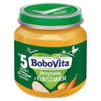 BoboVita Obiad Jarzynowa z kurczakiem po 5 miesiącu, 125 g