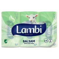 Lambi Balsam, chusteczki, hig. z aloesem, 6x10 szt