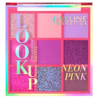 Eveline Look Up Paletka cieni do powiek (9) Neon Pink 1szt