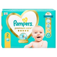 Pampers Premium Care, pieluszki jednorazowe, rozmiar 2, waga 4-8kg, 68 sztuk